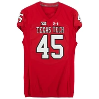 Texas Tech Red Raiders Team-Issued #45 Red Jersey from the NCAA Football Season