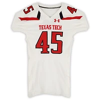 Maillot blanc numéro des Texas Tech Red Raiders de la saison de football de la NCAA