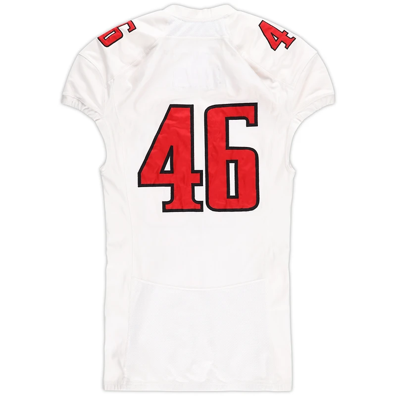 Texas Tech Red Raiders Team-Issued #46 White Jersey from the 2016 NCAA Football Season
