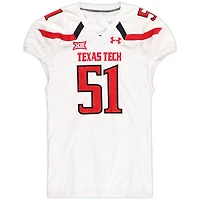 Texas Tech Red Raiders Team-Issued #51 White Jersey from the 2016 NCAA Football Season