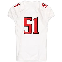 Texas Tech Red Raiders Team-Issued #51 White Jersey from the 2016 NCAA Football Season