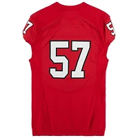 Texas Tech Red Raiders Team-Issued #57 Red Jersey from the 2017 NCAA Football Season