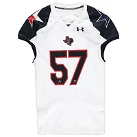Texas Tech Red Raiders Team-Issued #57 White and Black Jersey from the 2013 NCAA Football Season