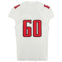 Texas Tech Red Raiders Team-Issued #60 White Jersey from the NCAA Football Season