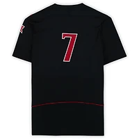 Maillot noir numéro des Texas Tech Red Raiders émis par l'équipe du programme d'athlétisme