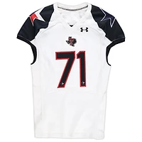 Texas Tech Red Raiders Team-Issued #71 White and Black Jersey from the 2013 NCAA Football Season