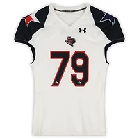 Texas Tech Red Raiders Team-Issued #79 White and Black Jersey from the 2013 NCAA Football Season