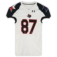 Texas Tech Red Raiders Team-Issued #87 White and Black Jersey from the 2013 NCAA Football Season