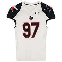 Texas Tech Red Raiders Team-Issued #97 White and Black Jersey from the 2013 NCAA Football Season