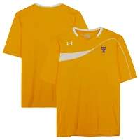 Maillot jaune de l'équipe des Texas Tech Red Raiders délivré par le programme d'athlétisme
