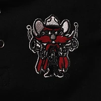 Ensemble sweat à capuche et pantalon de survêtement Texas Tech Red Raiders Poppies Colosseum noir/gris chiné pour tout-petit