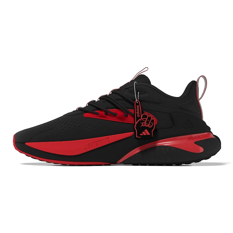 Chaussures unisexes adidas noir/rouge Texas Tech Red Raiders AlphaBoost V2