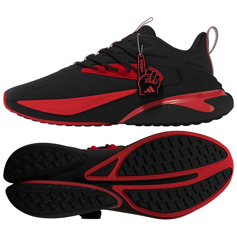 Unisex adidas Black/Red Texas Tech Red Raiders AlphaBoost V2 Shoes