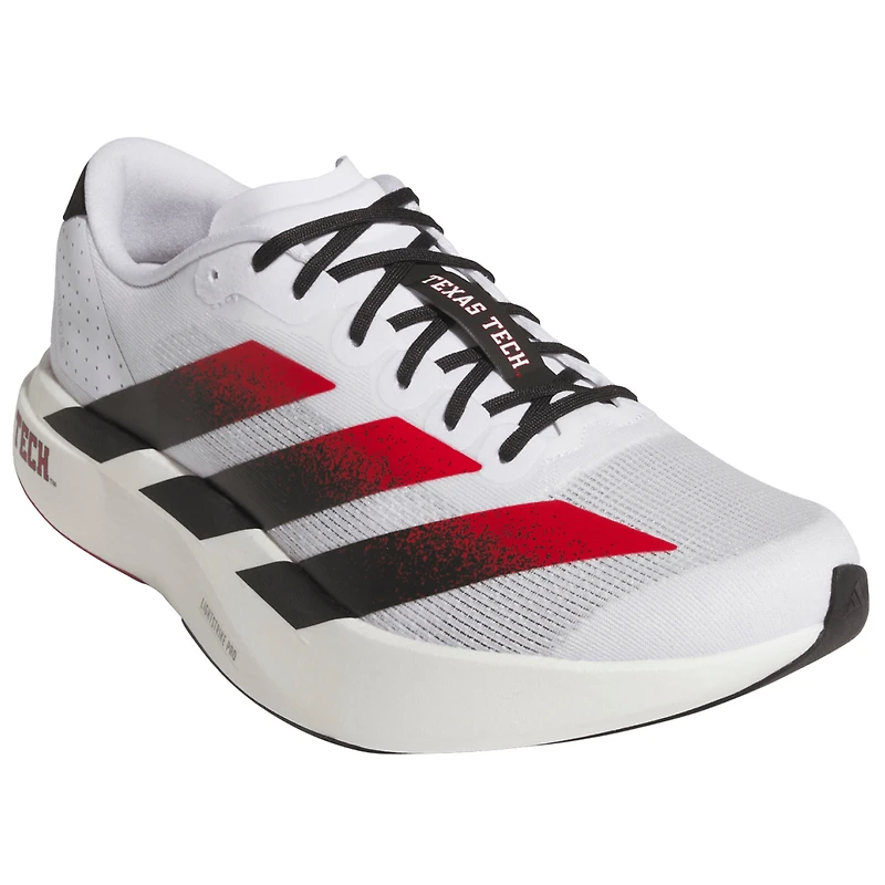 Unisex adidas White Texas Tech Red Raiders Adizero Evolution SL Running Shoes