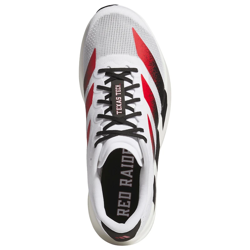 Unisex adidas White Texas Tech Red Raiders Adizero Evolution SL Running Shoes