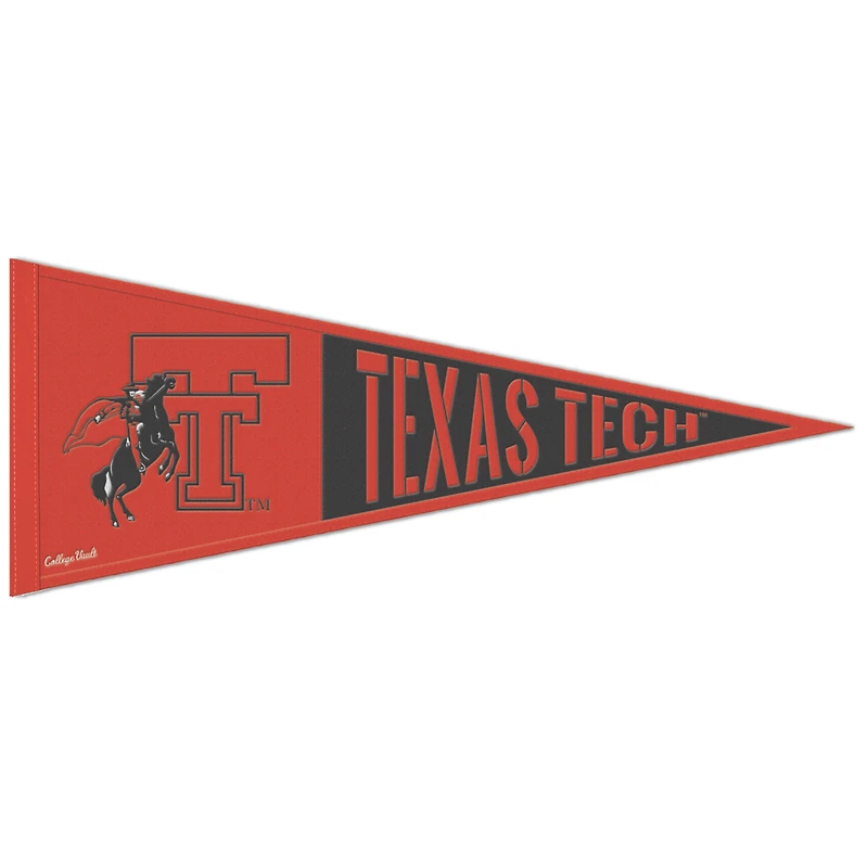 WinCraft Texas Tech Red Raiders 13" x 32" Retro Logo Pennant