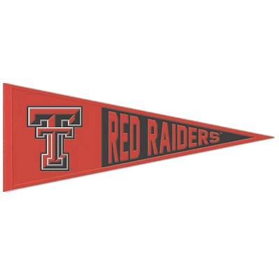 WinCraft Texas Tech Red Raiders 13" x 32" Fanion en laine avec logo primaire