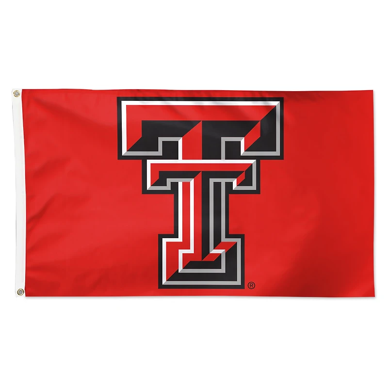 Drapeau WinCraft Texas Tech Red Raiders 3' x 5' Logo principal simple face
