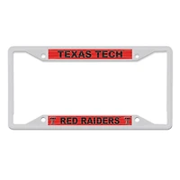 Cadre de plaque d'immatriculation couleur chrome WinCraft Texas Tech Red Raiders
