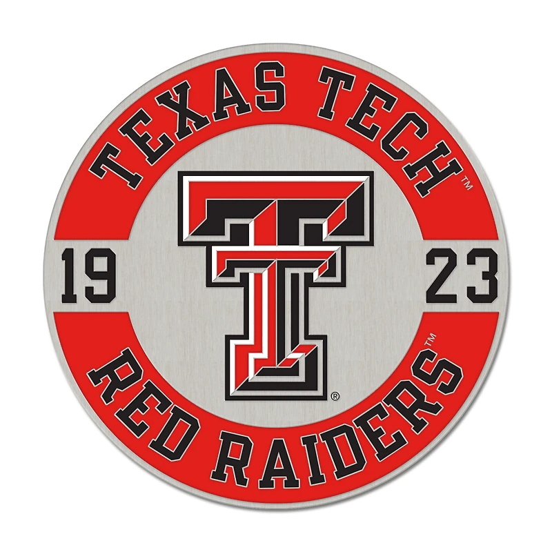 WinCraft Texas Tech Red Raiders Round Collector Pin