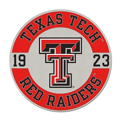 WinCraft Texas Tech Red Raiders Round Collector Pin