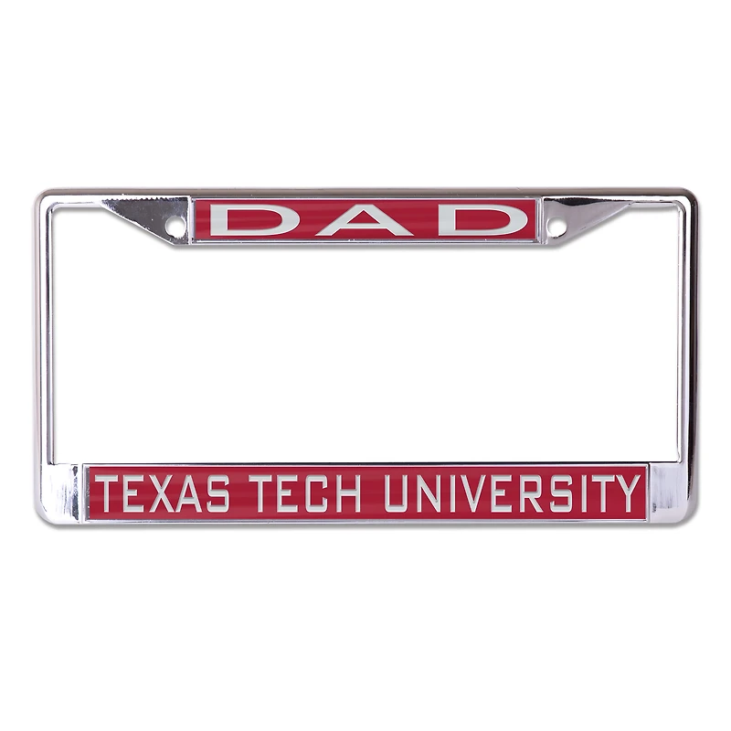 WinCraft Texas Tech Red Raiders S/L Dad License Plate Frame