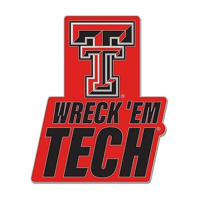 WinCraft  Texas Tech Red Raiders Slogan Collector Pin