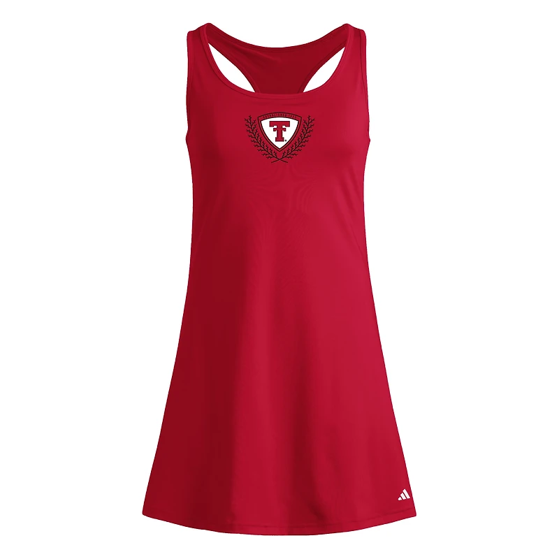Robe-short à dos nageur adidas Red Texas Tech Raiders Spring Fling Active pour femme