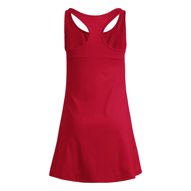 Women's adidas Red Texas Tech Raiders Spring Fling Active Racerback Skort Dress