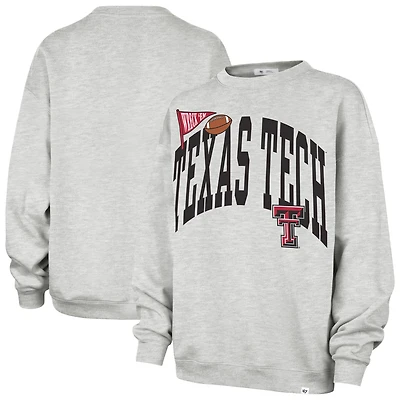 Women's '47  Gray Texas Tech Red Raiders Icon Fleece Sweatshirt