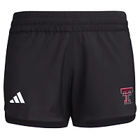 Women's adidas Black Texas Tech Red Raiders Sideline AEROREADY Woven Short