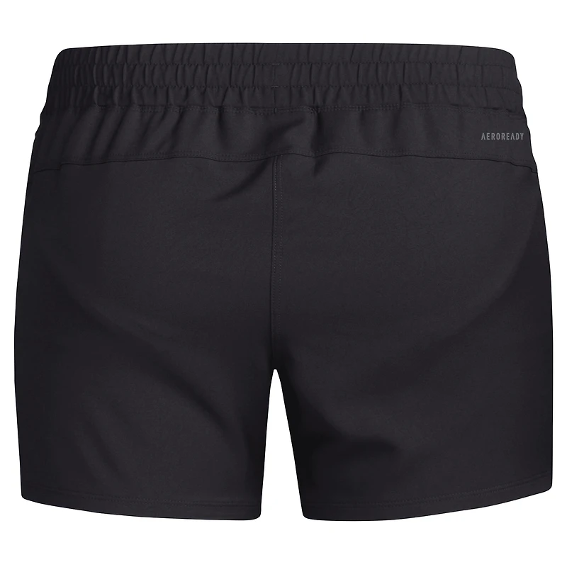 Short tissé adidas noir Texas Tech Red Raiders Sideline AEROREADY pour femme