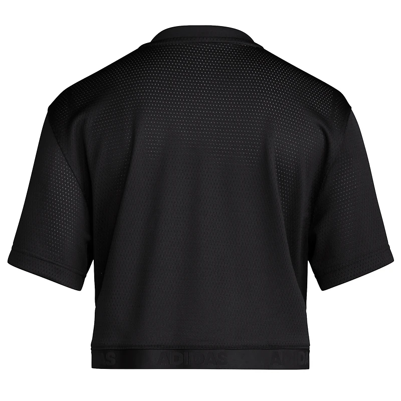 T-shirt court rétro adidas Texas Tech Red Raiders pour femme