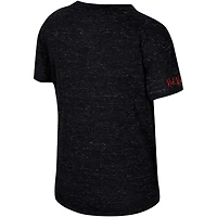 Women's Colosseum Black Texas Tech Red Raiders Finalists Tie-Front T-Shirt