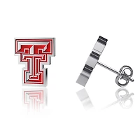 Women's Dayna Designs Texas Tech Red Raiders Enamel Post Earrings