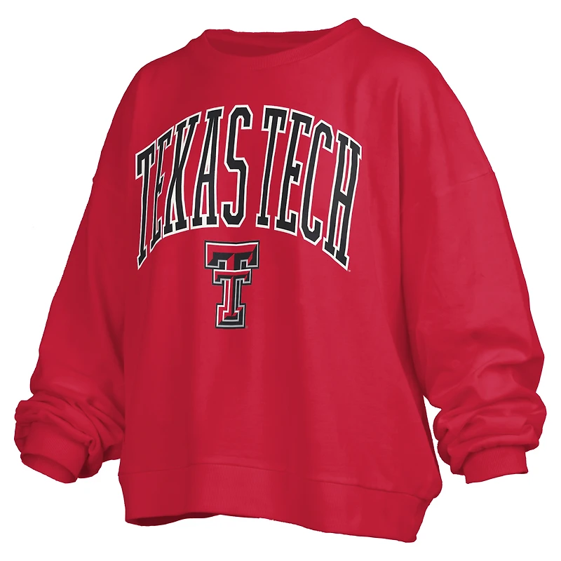 Sweat-shirt polaire Janise rouge Pressbox pour femme des Texas Tech Red Raiders