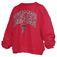 Sweat-shirt polaire Janise rouge Pressbox pour femme des Texas Tech Red Raiders