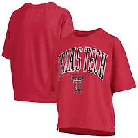 Women's Pressbox  Red Texas Tech Raiders Nelson T-Shirt