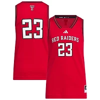 Youth adidas #23 Red Texas Tech Raiders Replica Swingman Jersey
