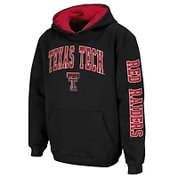 Youth Colosseum Black Texas Tech Red Raiders 2-Hit Team Pullover Hoodie