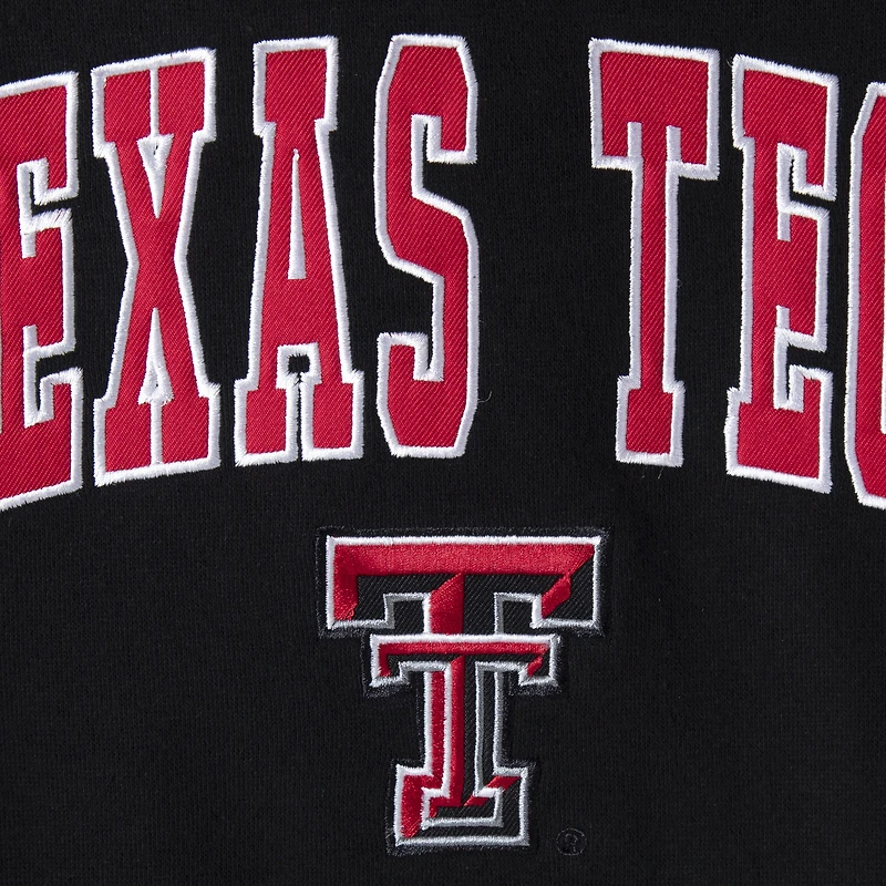Youth Colosseum Black Texas Tech Red Raiders 2-Hit Team Pullover Hoodie
