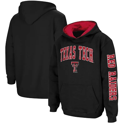 Sweat à capuche Colosseum Texas Tech Red Raiders 2-Hit Team noir pour jeune