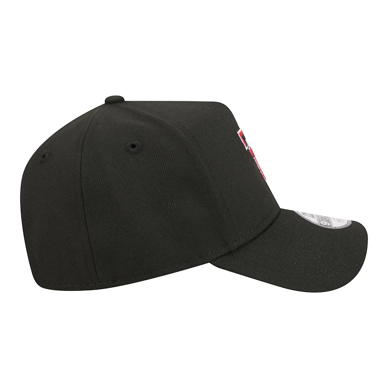 Youth New Era Black Texas Tech Red Raiders 9FORTY A-Frame Adjustable Hat