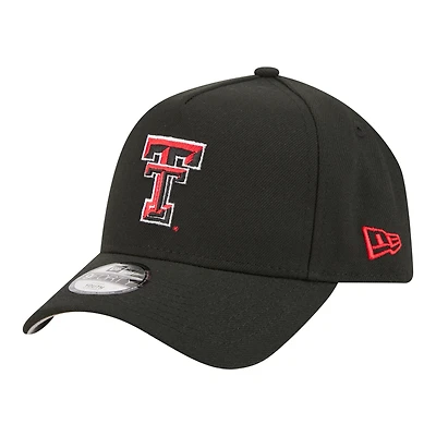 Youth New Era Black Texas Tech Red Raiders 9FORTY A-Frame Adjustable Hat