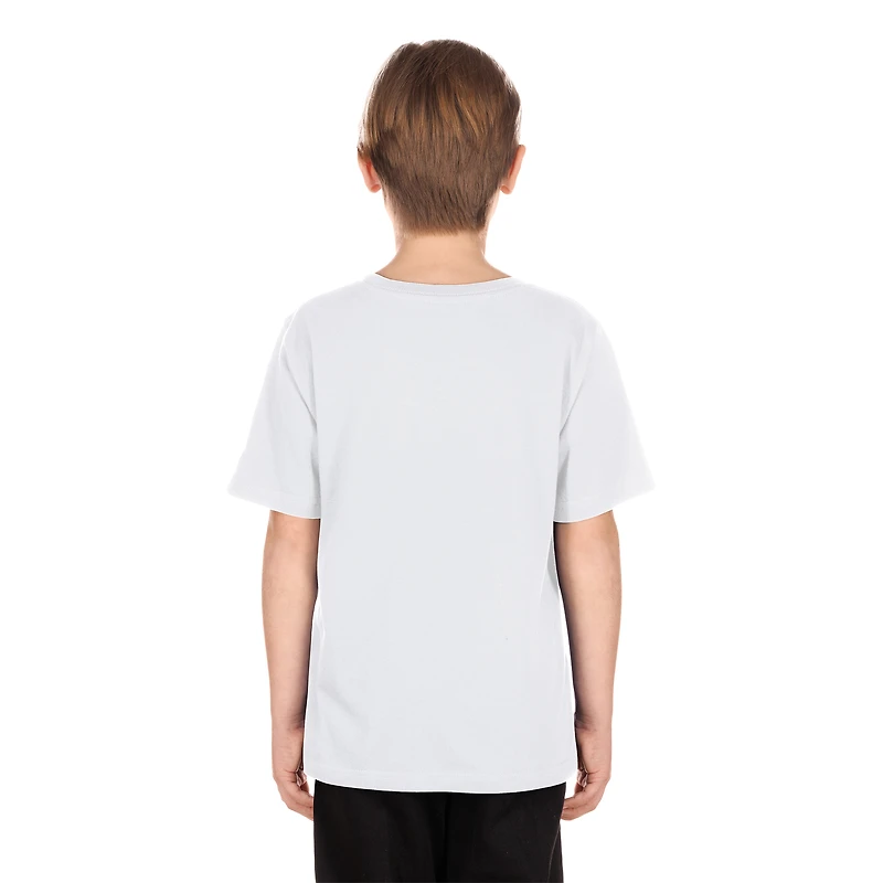 Youth New Era White Texas Tech Red Raiders 2025 Big 12 Football Champions Locker Room T-Shirt