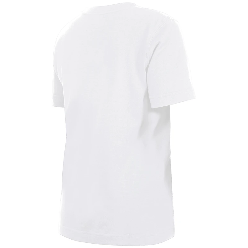 Youth New Era White Texas Tech Red Raiders 2025 Big 12 Football Champions Locker Room T-Shirt