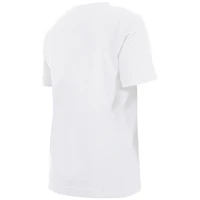 Youth New Era White Texas Tech Red Raiders 2025 Big 12 Football Champions Locker Room T-Shirt