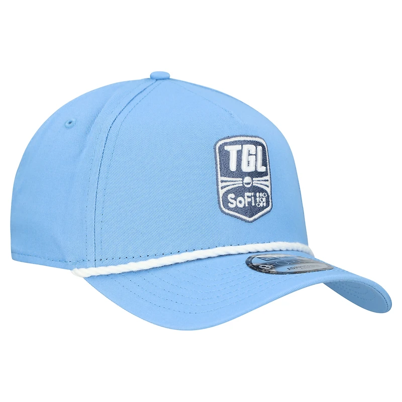 Men's New Era  Light Blue TGL Merchandise 9FORTY A-Frame Adjustable Rope Hat