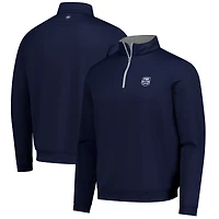 Men's Peter Millar Navy TGL Perth Performance Quarter-Zip Pullover