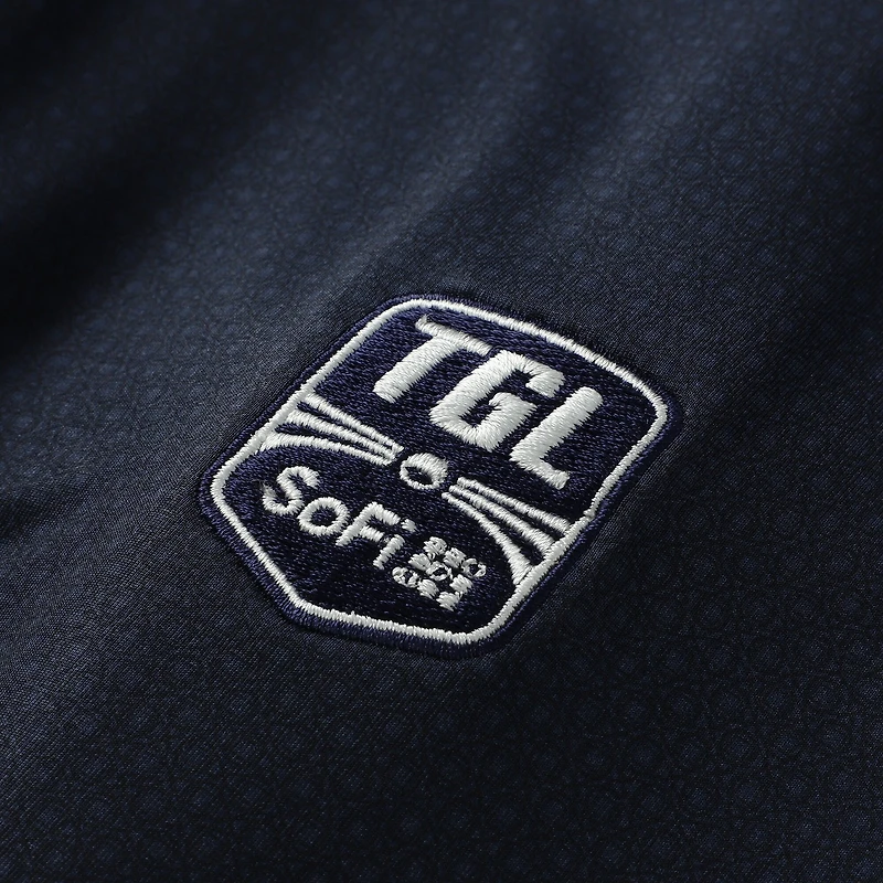 Men's Peter Millar Navy TGL Tesseract Performance Polo
